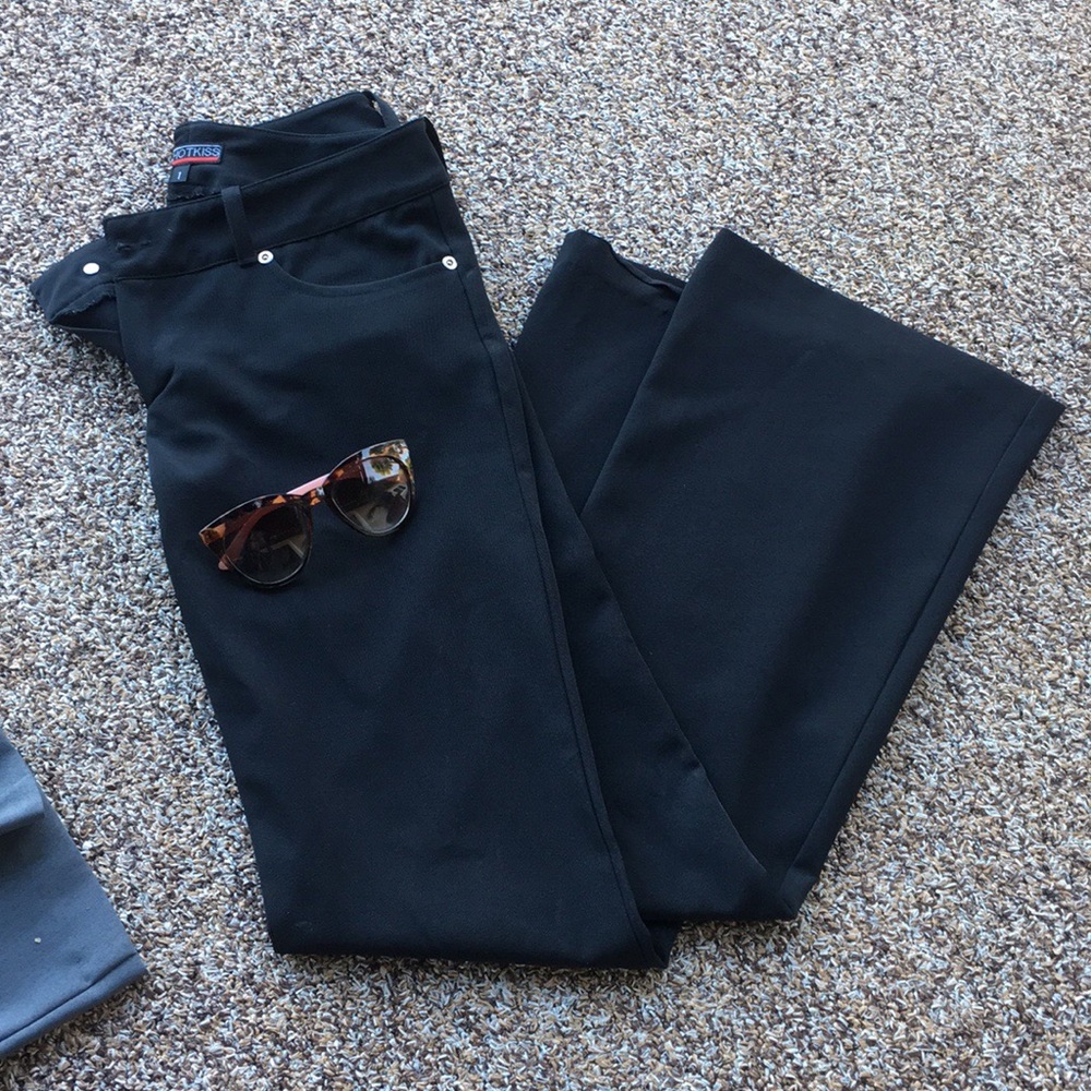 HOT KISS 💋 WIDE LEG BLACK PANTS